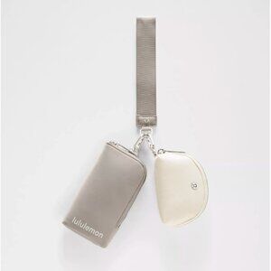 Dual Pouch Wristlet Wallet